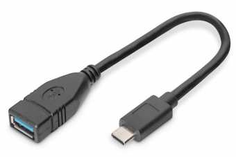 DIGITUS USB Type-C Adapter / Konverter, OTG, Type-C auf A