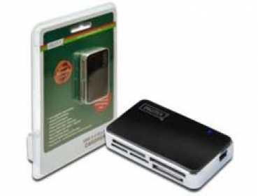 DIGITUS CARD READER 56-1 USB2.0 SCHWARZ-SILBER