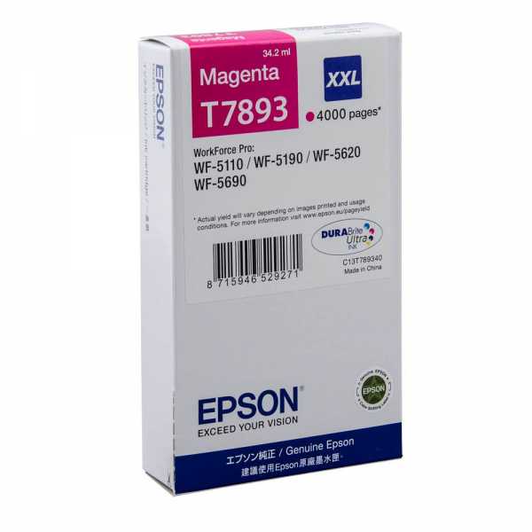 EPSON T7893 XXL MAGENTA ORIGINAL C13T789340